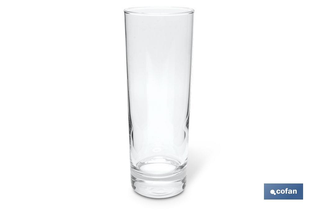 PACK 6 UDS VASO TUBO 31.5 CL MODELO MALBORK 16,6 x 6 CM