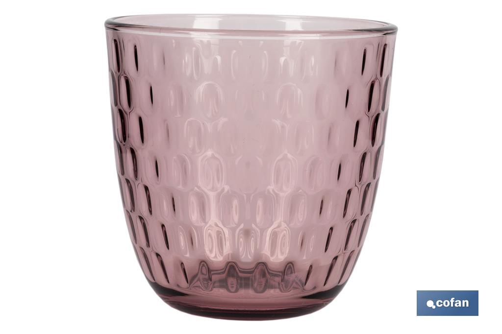 PACK DE JARRA MORADA,SET DE VASOS DE AGUA Y MANTEL 1.40 X 1.40 CM