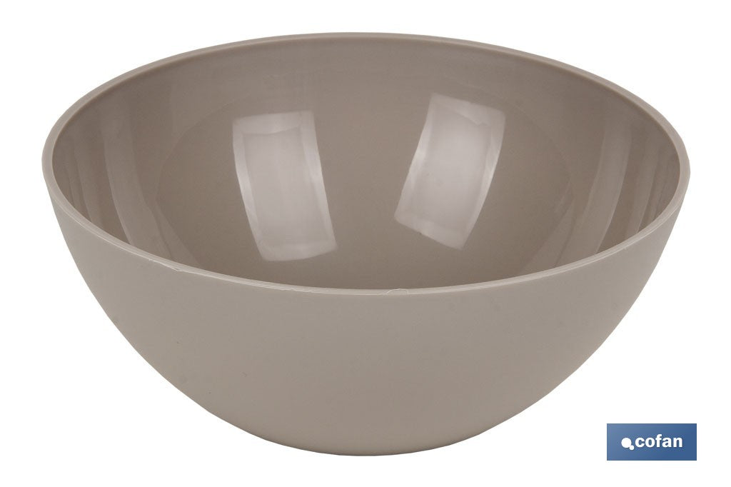 BOL MODELO ALBAHACA 300ML COLOR PIEDRA 12X5cm venta unitaria