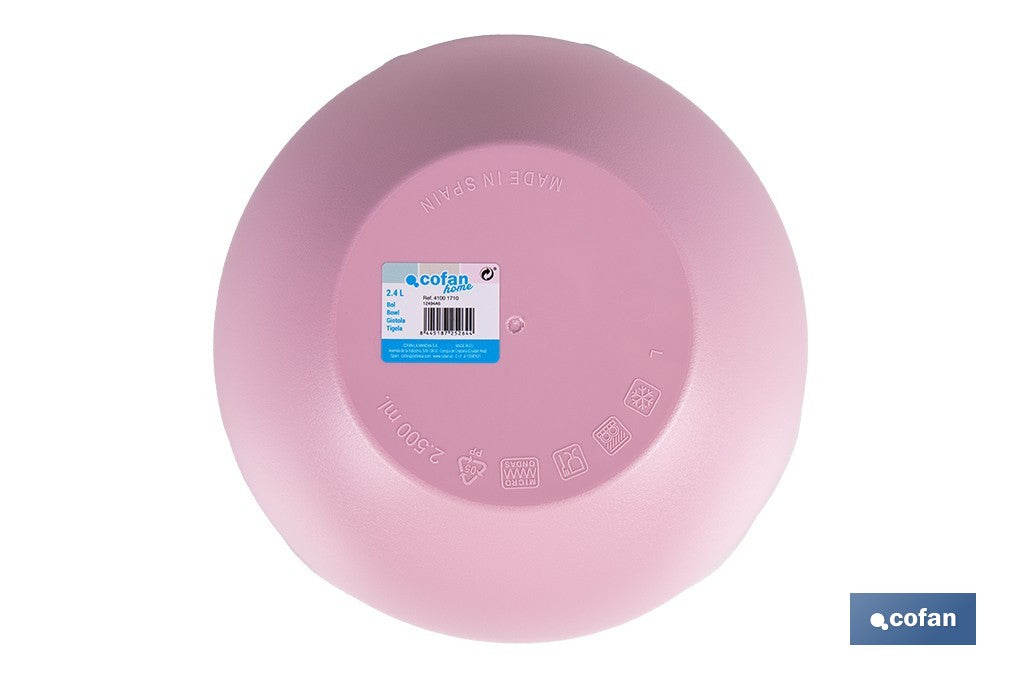 BOL MODELO ALBAHACA 2.4 L ROSA PALO 23X10cm