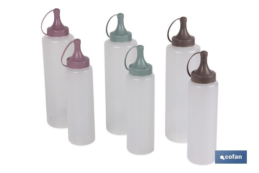 BOTELLA ACEITERA MODELO ALBAHACA 250 ML ROSA PALO 5X20cm venta unitaria