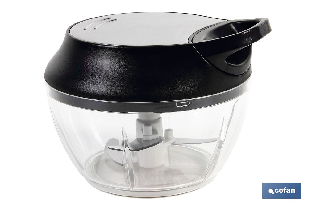 PICADORA MANUAL, TAPA Y ACCESORIO BATIDOR 500 ML