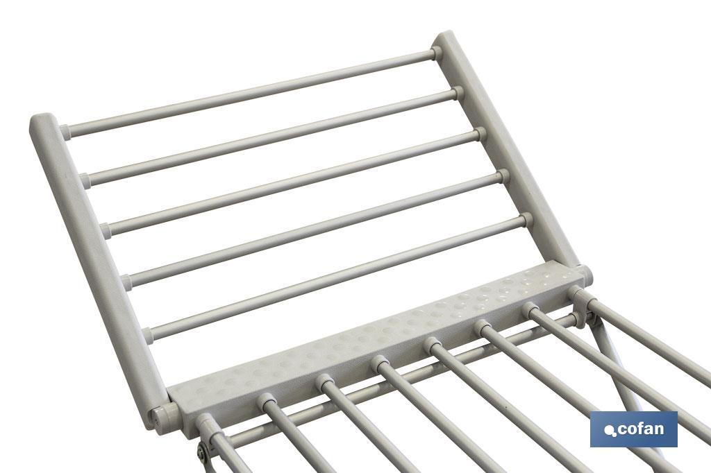 TENDEDERO EXTENSIBLE ELECTRICO ALUMINIO 148 X 52 X108 CM IP22