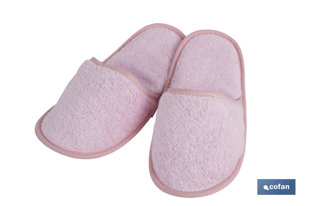 ZAPATILLAS BAÑO ROSA CLARO GAMA FLOR TALLA.M