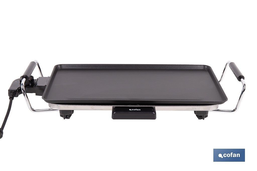 PLANCHA DE ASAR ELECTRICA 2000W 45 X 25 X 7 CM