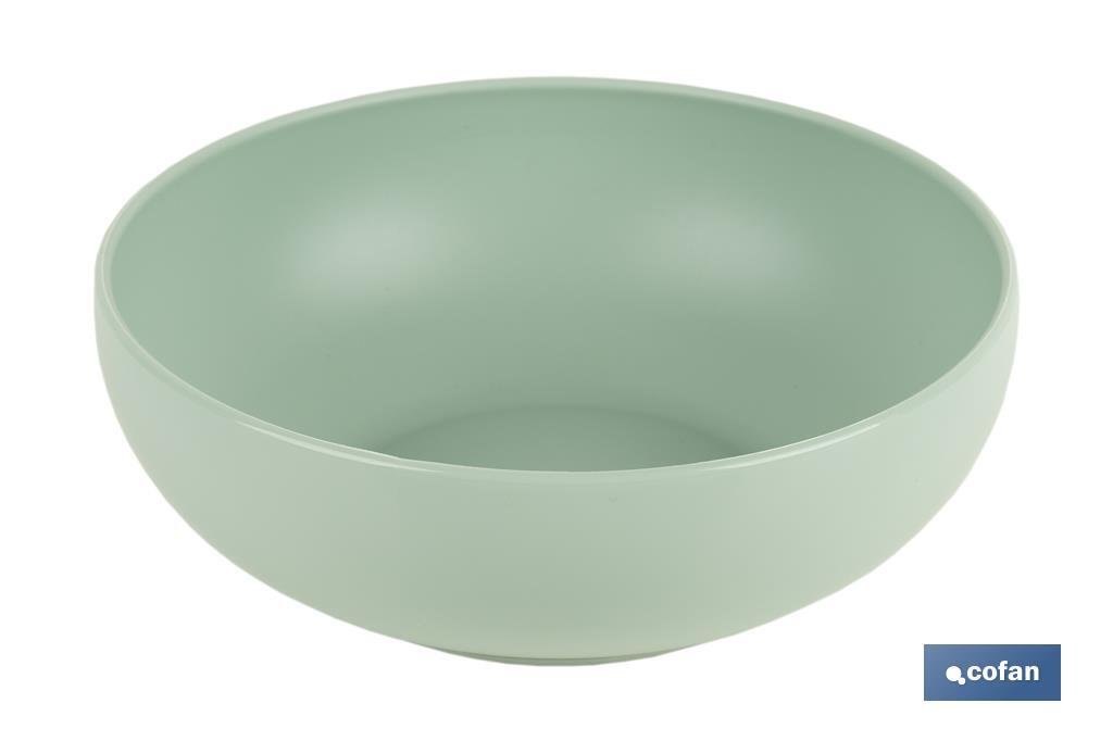 CUENCO VERDE AGUA 16cm MODELO NARA 800ml (venta unitaria)