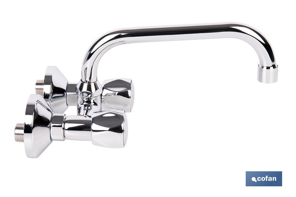 GRIFO MEZCLADOR DE COCINA /LAVADERO PARA PARED DISTANCIA DE 11 CM