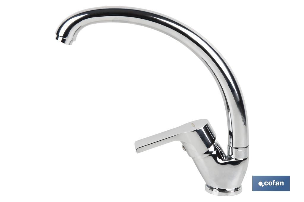 GRIFO MONOMANDO FREGADERO CAÑO ALTO MODELO ROSS