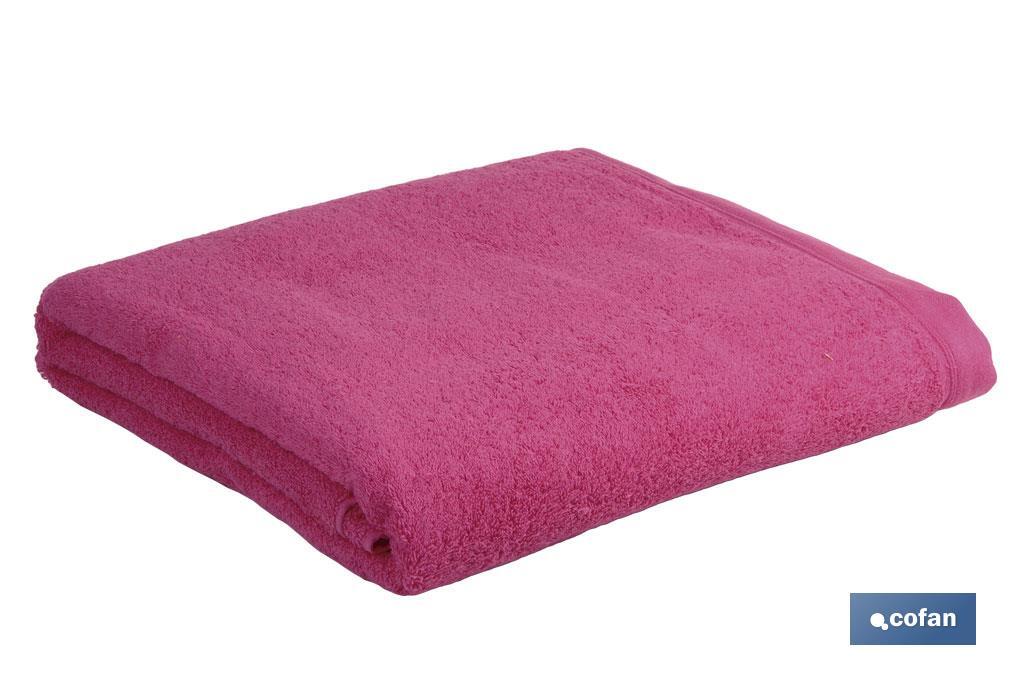 JUEGO DE 3 TOALLAS FUCSIA 580 G/M2 GAMA PRIMAVERA 30X50 50X100 70X140 CM