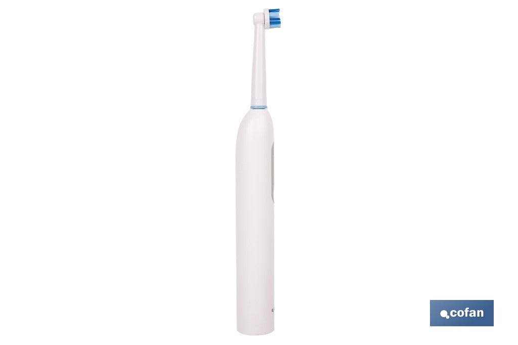 CEPILLO DE DIENTES ELÉCTRICO CON CABEZAL OSCILANTE Y 2 CABEZALES DE REPUESTO