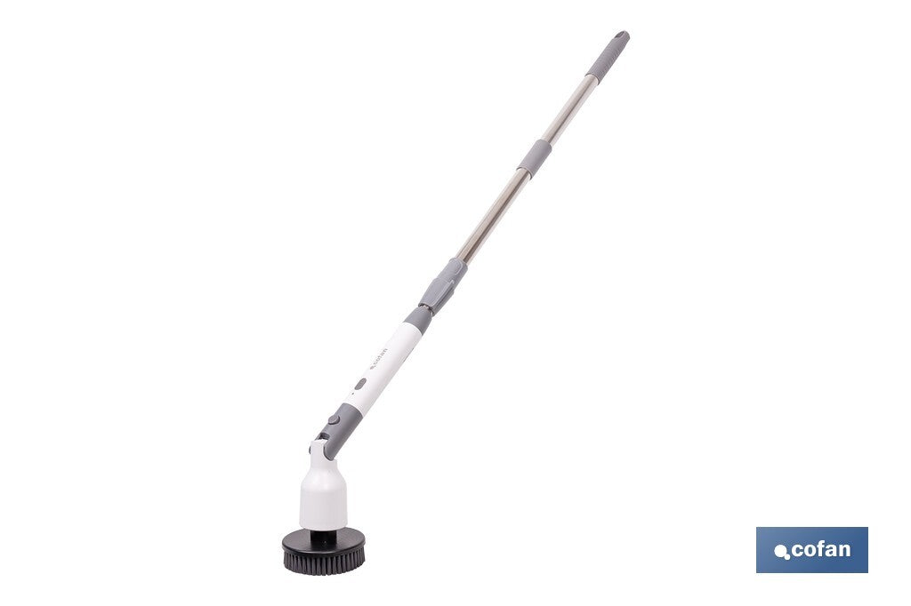 CEPILLO DE LIMPIEZA ELÉCTRICO RECARGABLE POR USB CON 2 VELOCIDADES Y 11 ACCESORIOS INTERCAMBIABLES