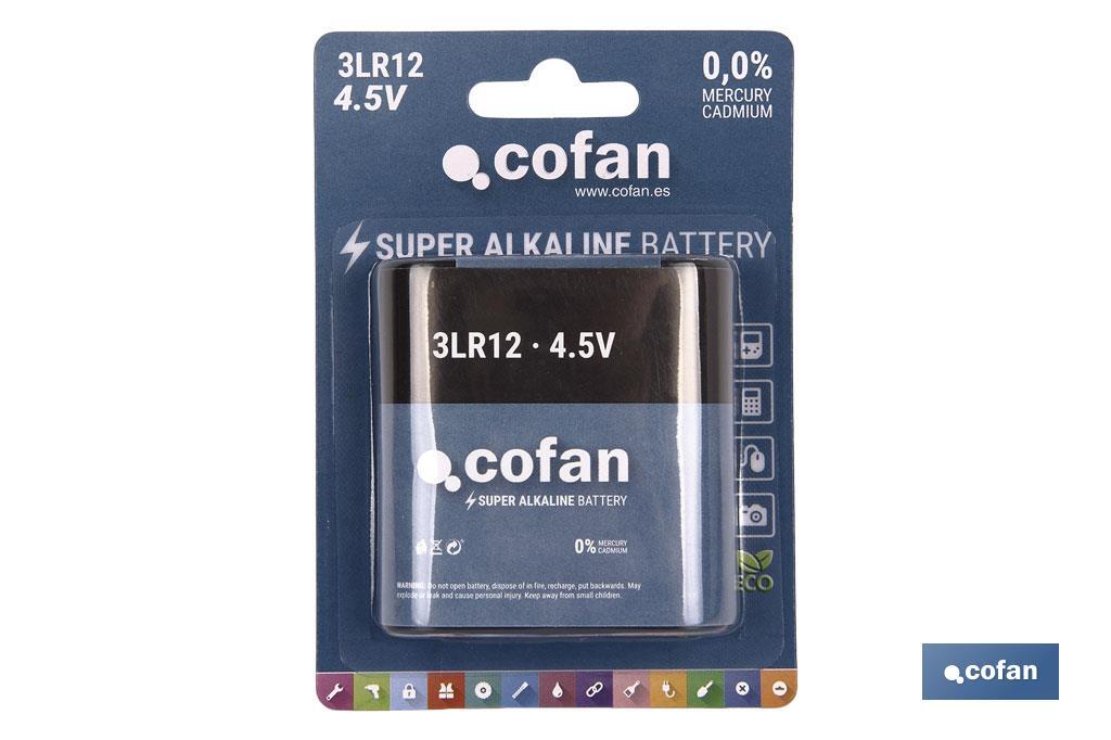 BLÍSTER DE 1 PILA ALCALINA 3LR12/45V VENTA UNITARIA