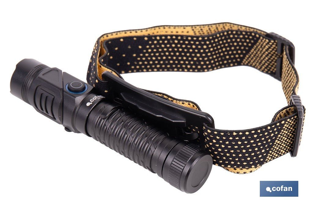 LINTERNA HIGH POWER LED 1200 LM PLEGABLE CON 5 FUNCIONES Ø25 X 132 MM