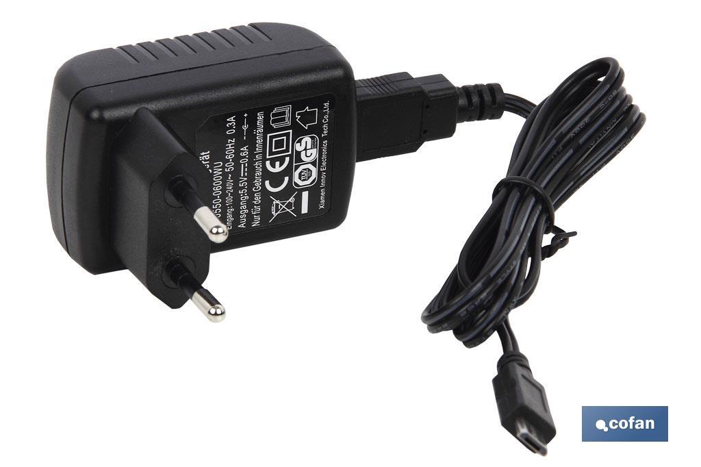 CARGADOR BATERÍA PARA ATORNILLADOR 3,6V