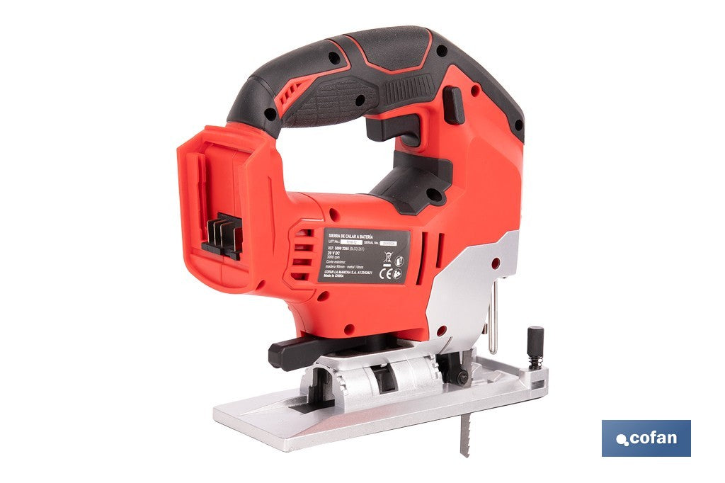 SIERRA DE CALAR A BATERÍA Li-ion 20 V 0-45° 0-3000 RPM SIN CARGADOR NI BATERÍA