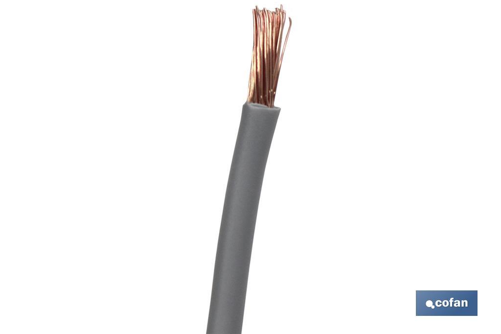 ROLLO CABLE H07V-K 1X1,5MM2 GRIS (100M)