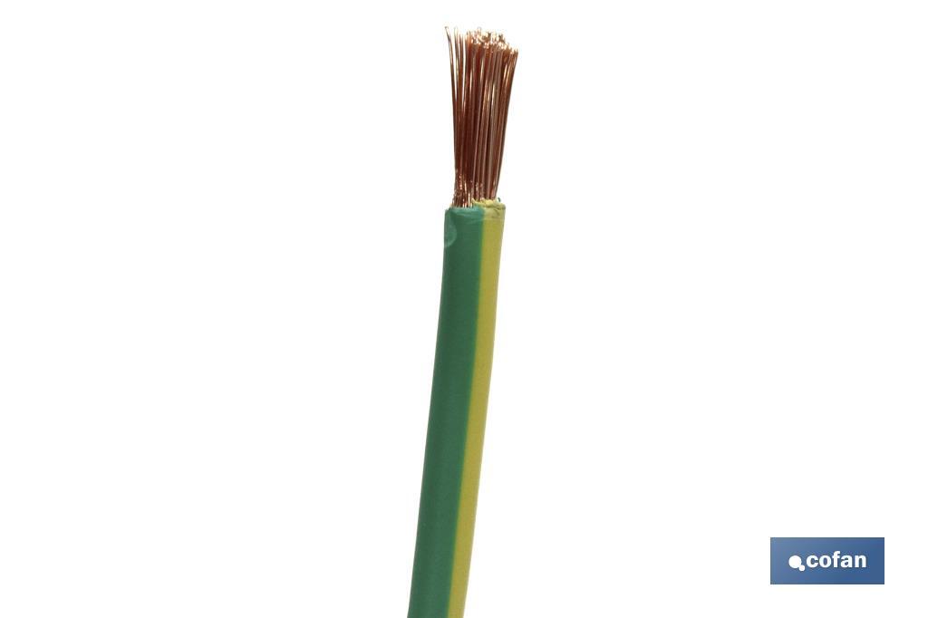 ROLLO CABLE H07V-K 1X2,5MM2 AMAR/VER (100M)