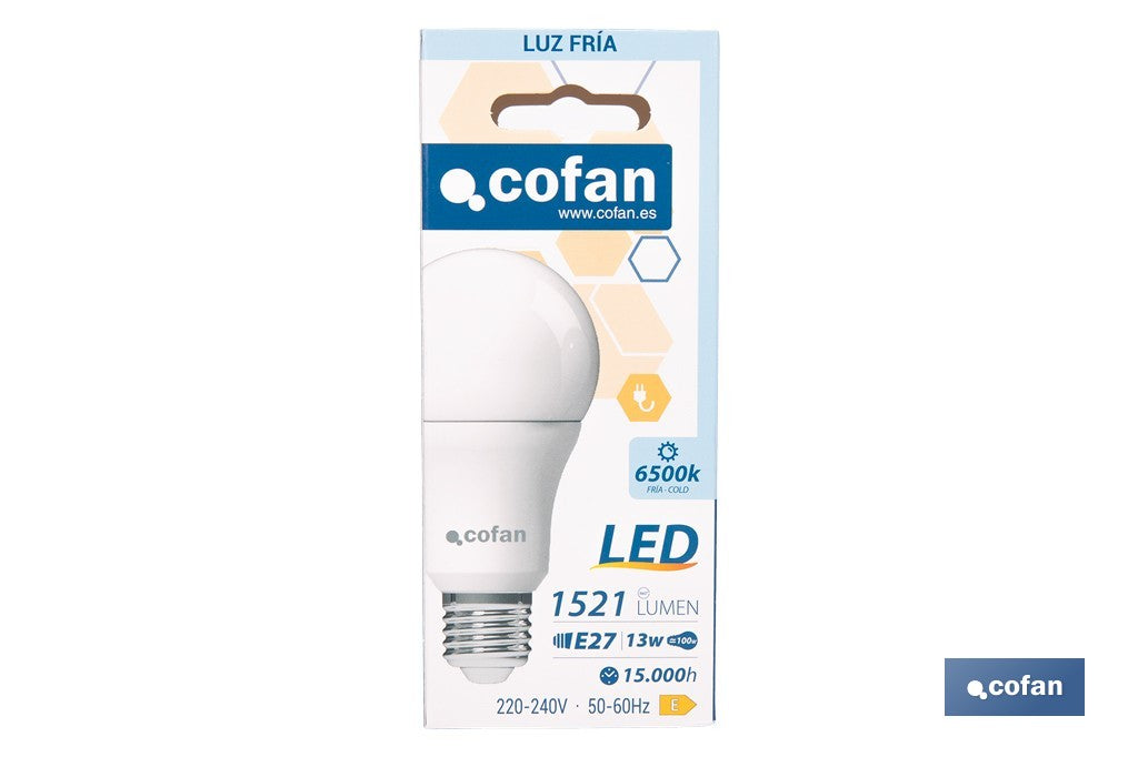 BOMBILLA LED CLASSIC E27 13 W 1521 LM 6500 K