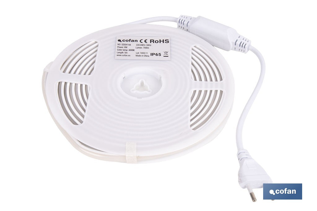 TIRA LED DE NEÓN 8 W IP65 700 LM 5 M