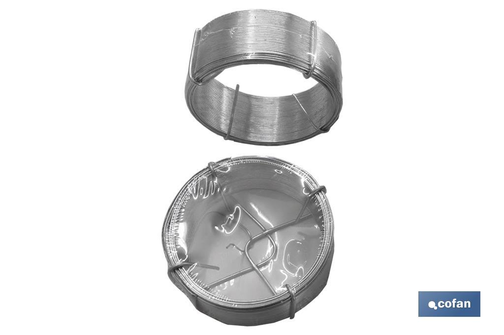 ROLLO ALAMBRE GALVANIZADO 0,7MM 75M