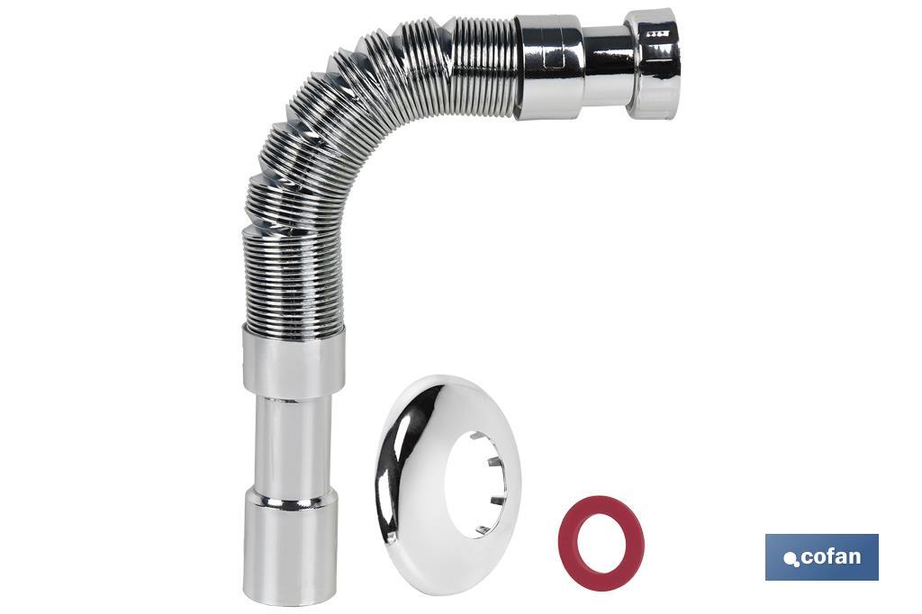 TUBO FLEXIBLE METALIZADO 1 1/2 Ø40-50 300-720 MM