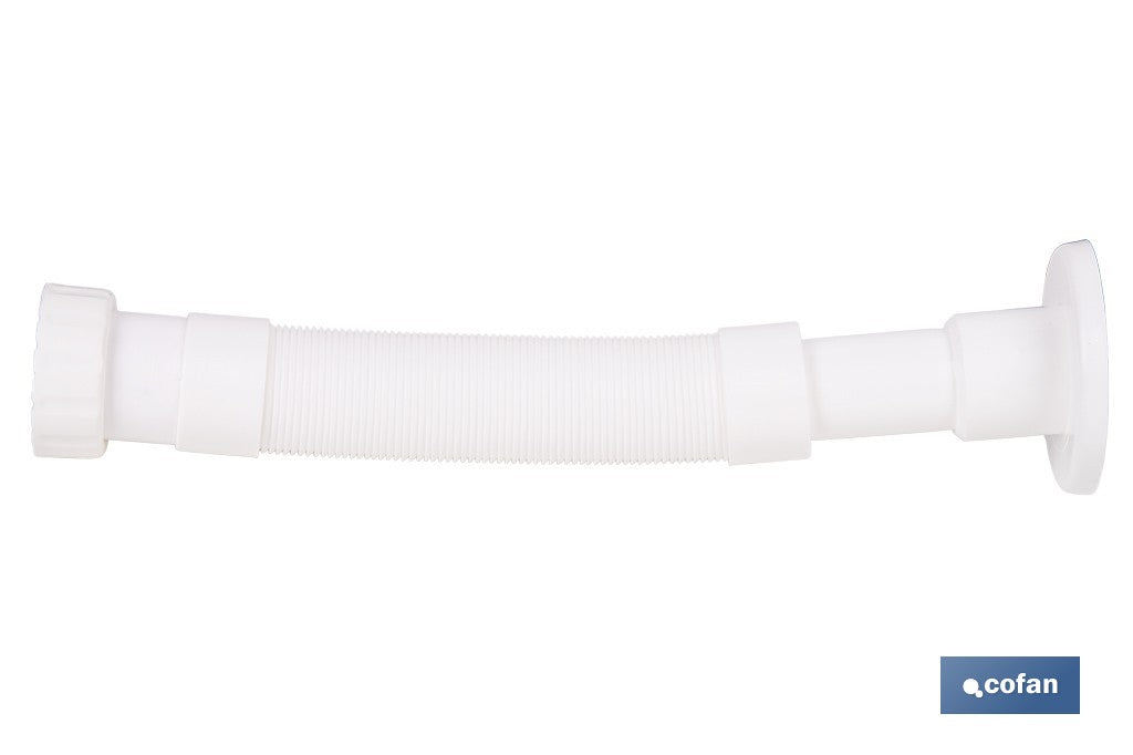 TUBO FLEXIBLE BLANCO 1 1/2 Ø32-40 300-720 MM