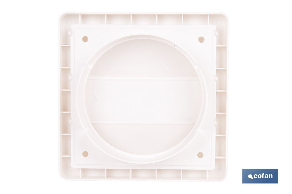 REJILLA DE VENTILACIÓN ABS BLANCO LAMAS MÓVILES Ø10 CM VENTA UNITARIA