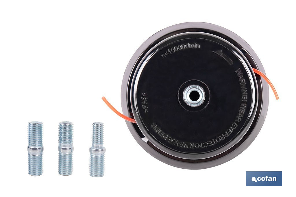 CABEZAL 2 HILOS SEMIAUTOMÁTICO UNIVERSAL PARA DESBROZADORA