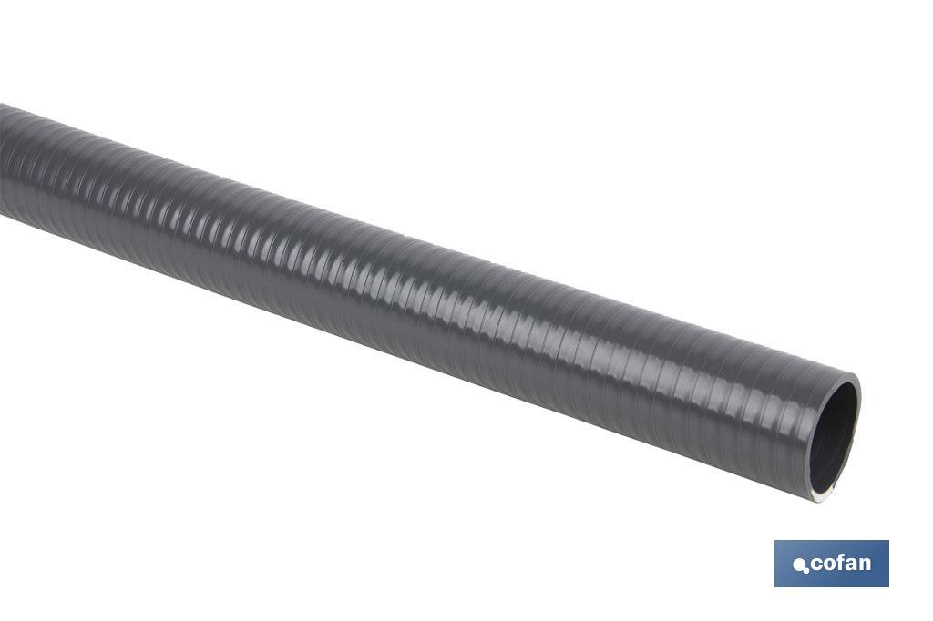 ROLLO DE TUBERÍA HIDRO GRIS CERTIFICADA Ø25 MM 25 M
