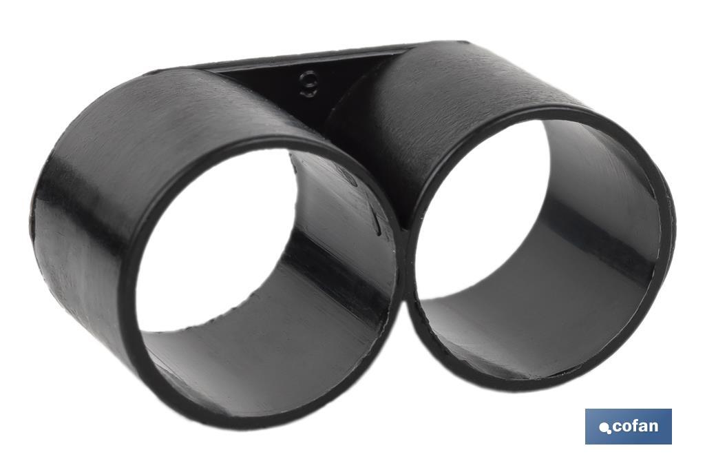 TAPON DOBLE ANILLO PE Ø16MM