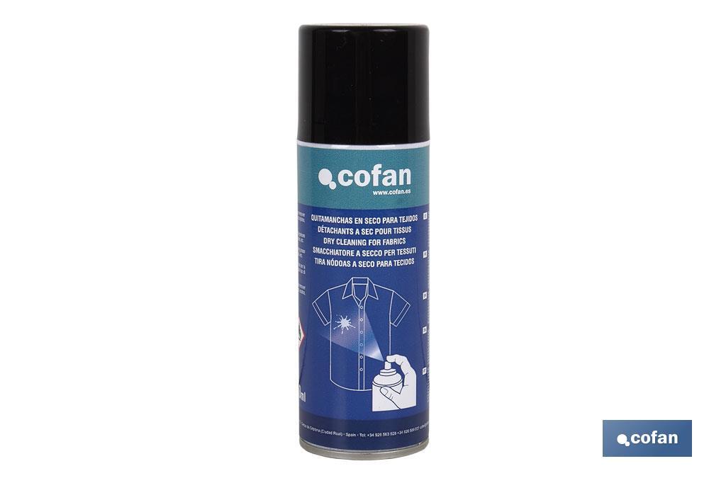 QUITAMANCHAS EN SECO PARA TEJIDOS 200 ML