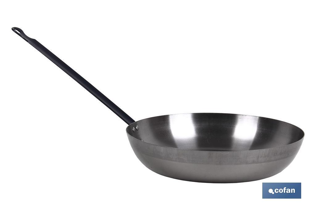 SARTEN LIONESA ACERO C/MANGO Ø32cm