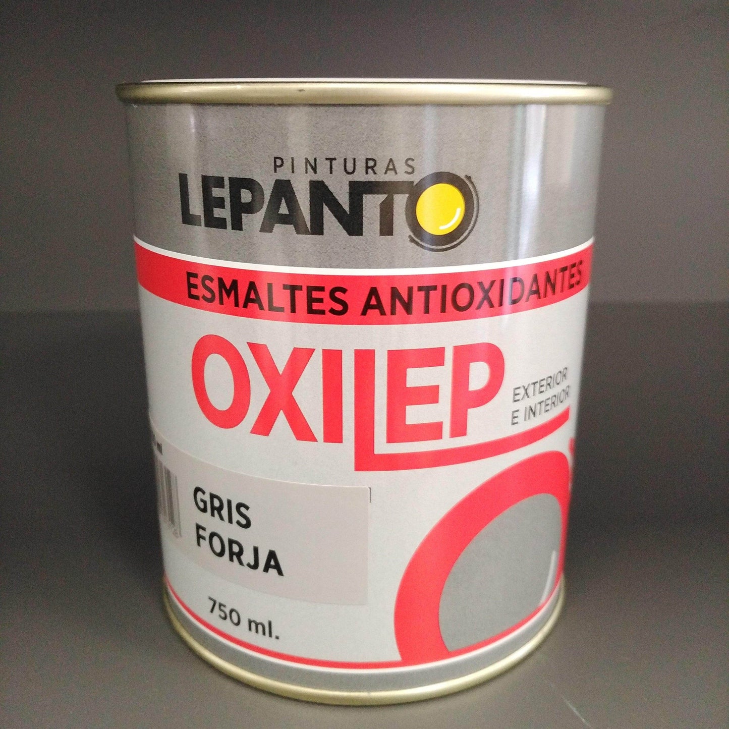 Oxilep Forja Antioxidante Exterior e Interior Gris 0.75L - Pinturas y Tarimas Ideas