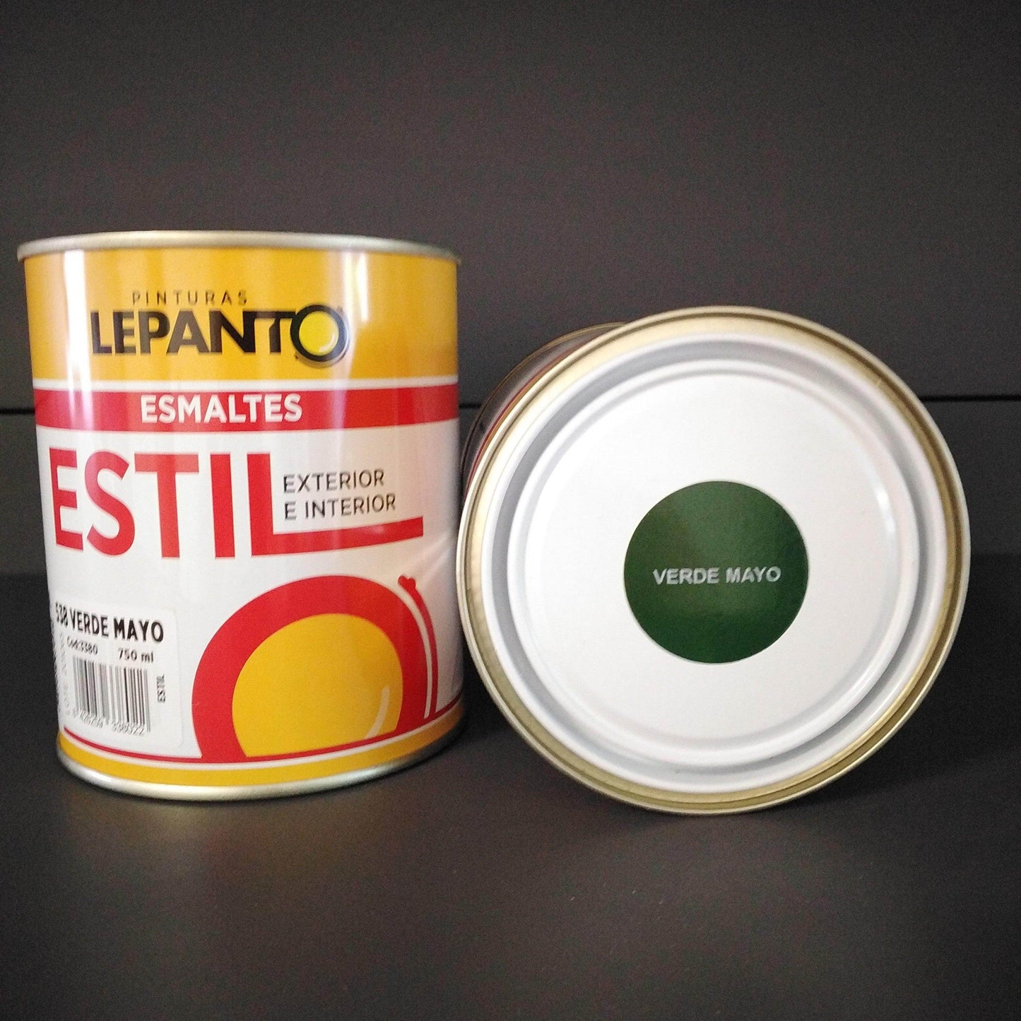 Esmalte al Disolvente Color Verde Mayo 0.75L - Pinturas y Tarimas Ideas