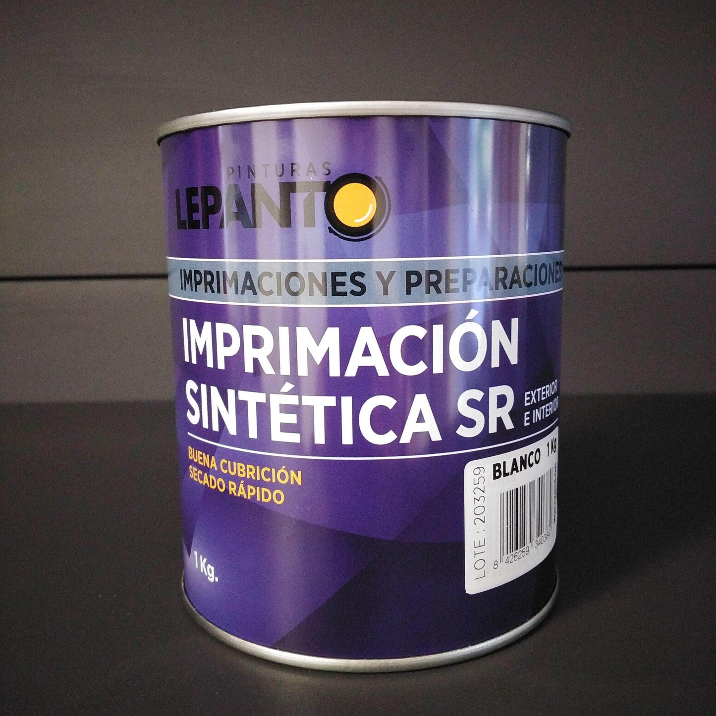 Imprimacion Sintetica Antioxidante SR Exterior e Interior Blanca 1Kg - Pinturas y Tarimas Ideas