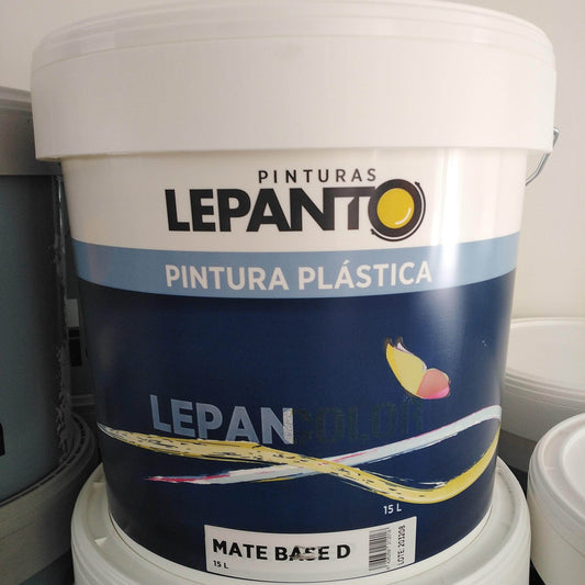 Lepancolor Mate Exterior e Interior Base D 15L - Pinturas y Tarimas Ideas
