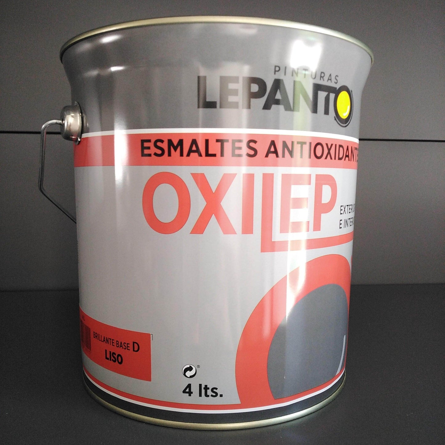 Oxilep Liso Brillante Base D 4L - Pinturas y Tarimas Ideas