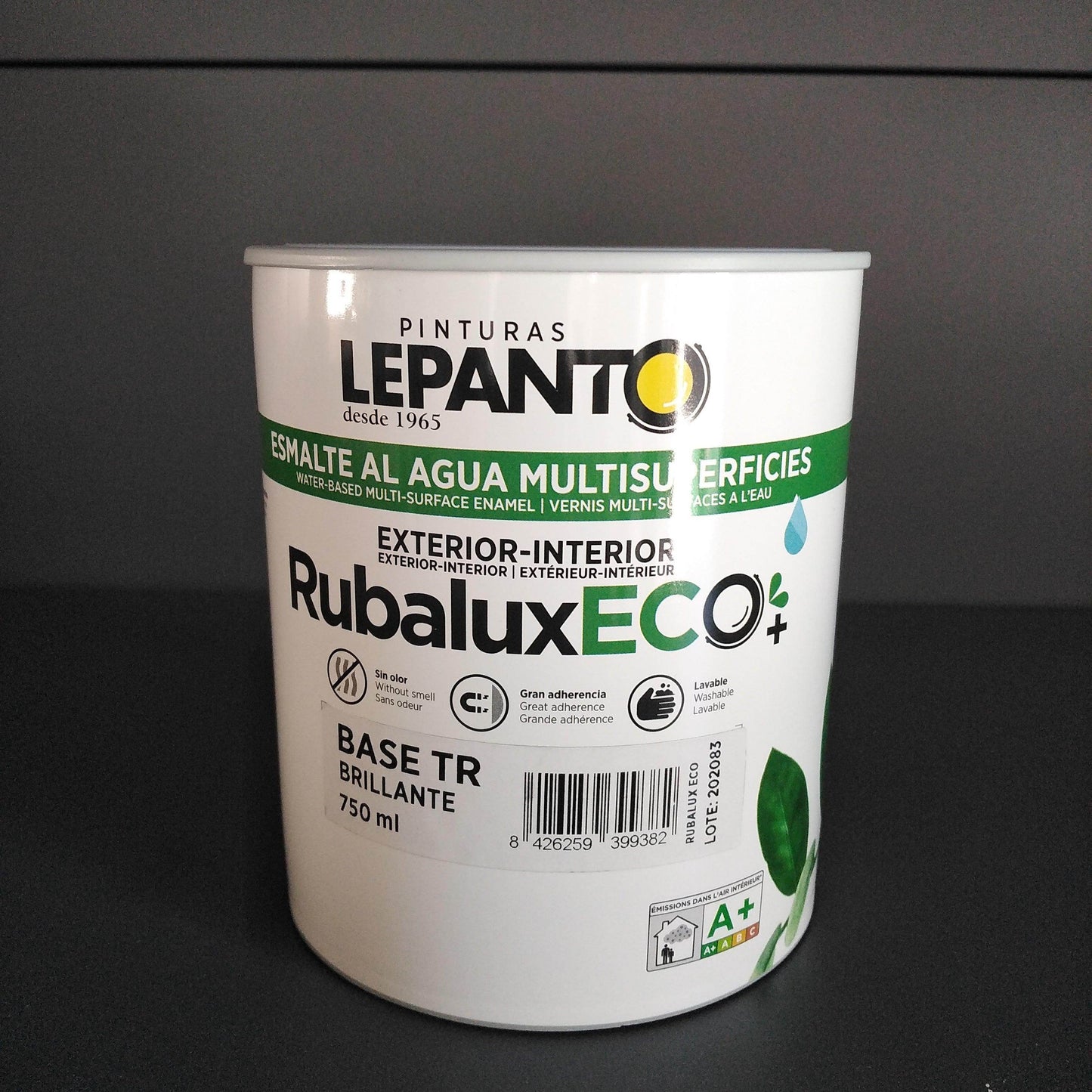 Esmalte al Agua Rubalux Eco Brillante Base TR 0.75L - Pinturas y Tarimas Ideas