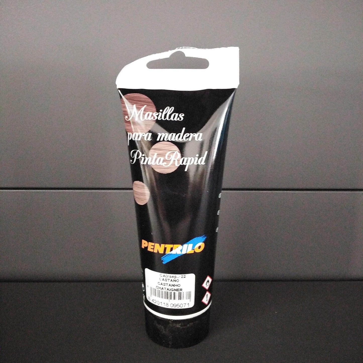 Masilla para Madera 120 g Color Castaño - Pinturas y Tarimas Ideas