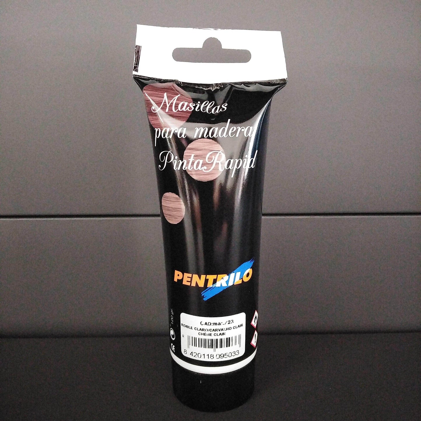 Masilla para Madera 120 g Color Roble Claro - Pinturas y Tarimas Ideas