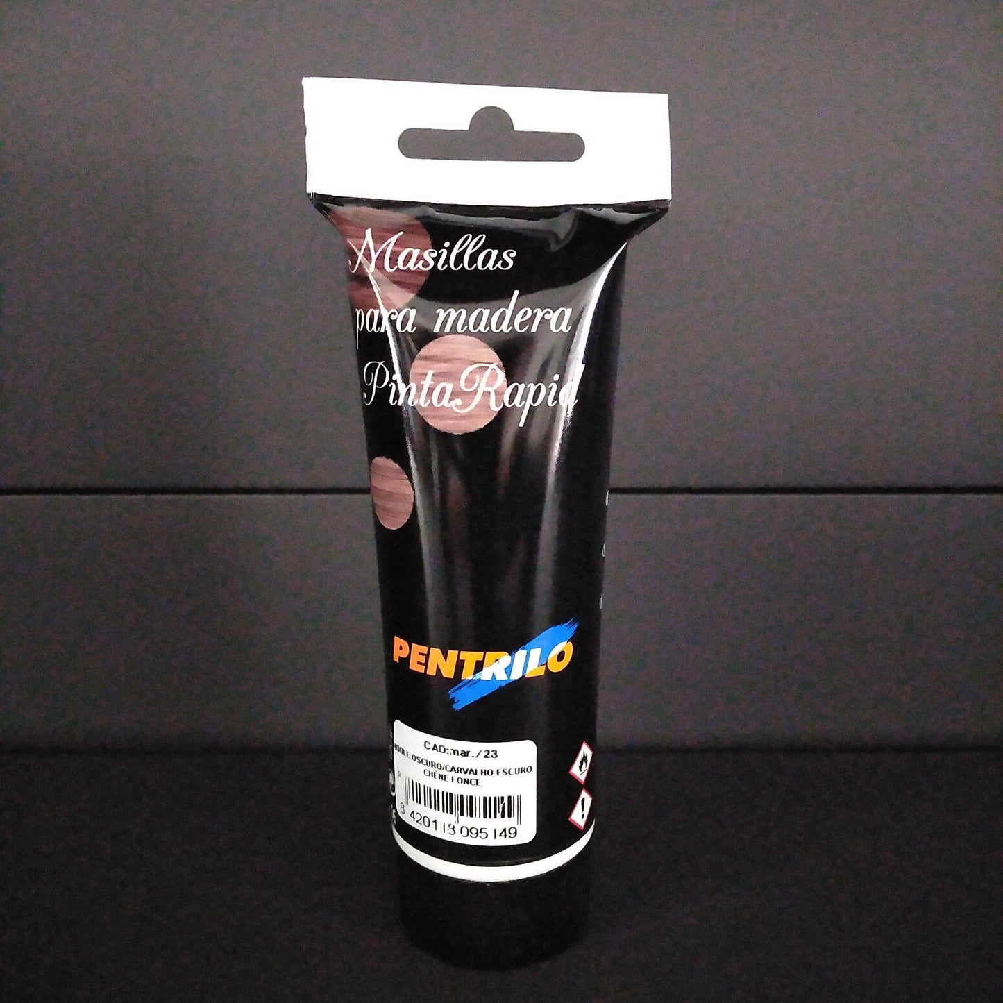 Masilla para Madera 120 g Color Roble Oscuro - Pinturas y Tarimas Ideas