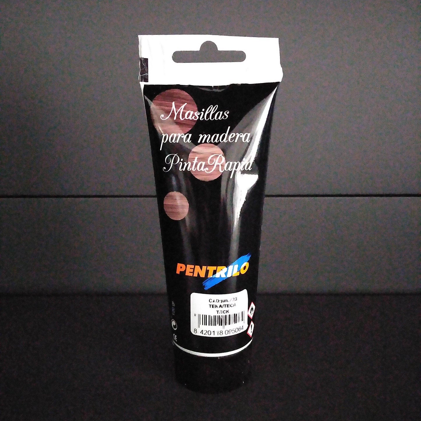 Masilla para Madera 120 g Color Teka - Pinturas y Tarimas Ideas
