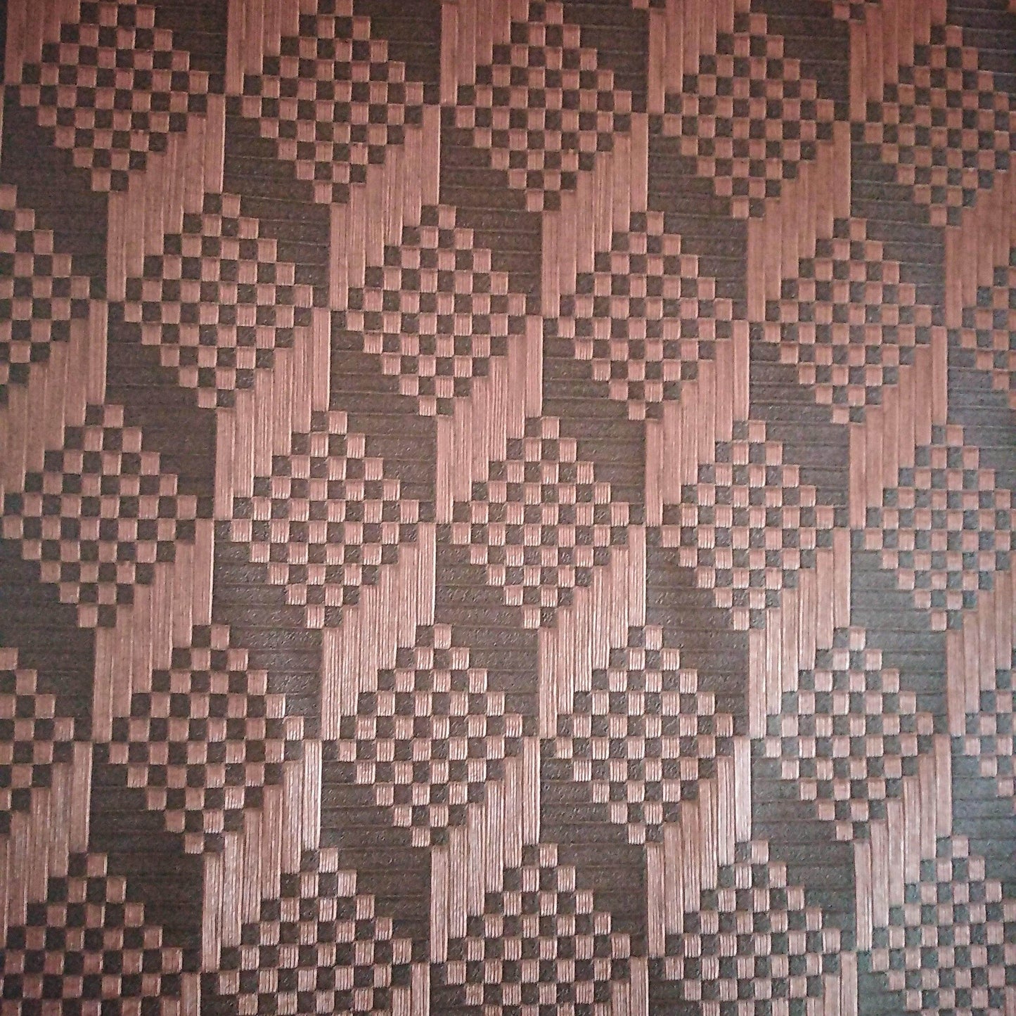 Papel Pintado Patchwork Rojo - Pinturas y Tarimas Ideas