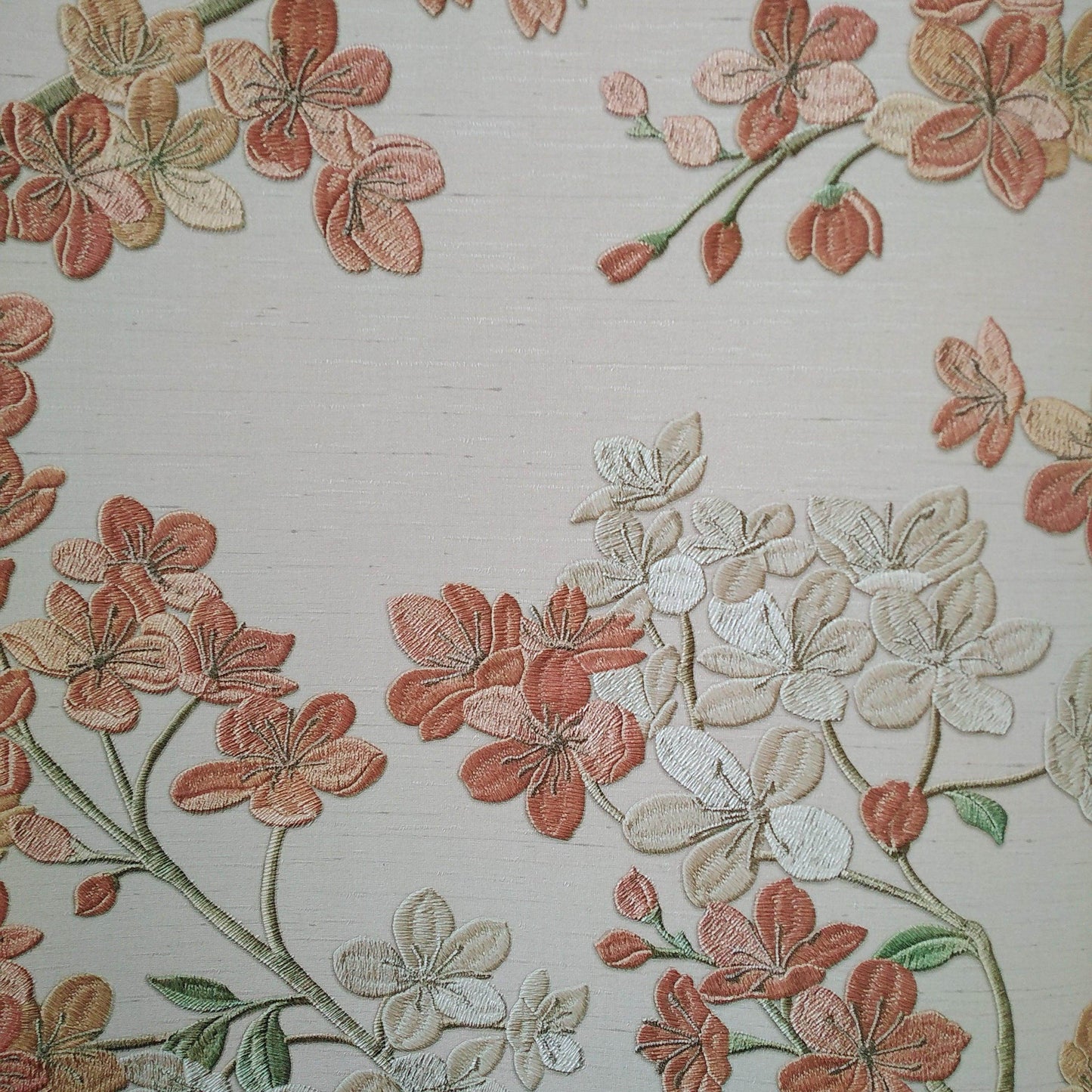 Papel Pintado Flower Beis - Pinturas y Tarimas Ideas