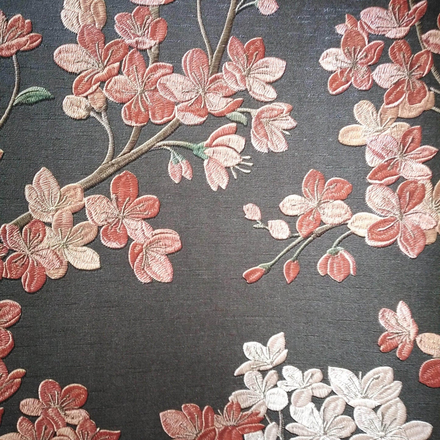 Papel Pintado Flower Oscuro - Pinturas y Tarimas Ideas