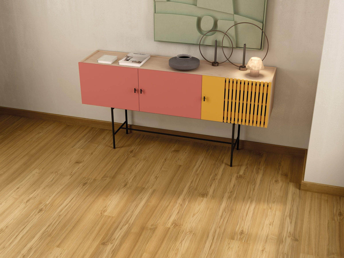 Suelo Laminado FINfloor Original AC5 Teka Tasmanian 2,0657m2 - Pinturas y Tarimas Ideas