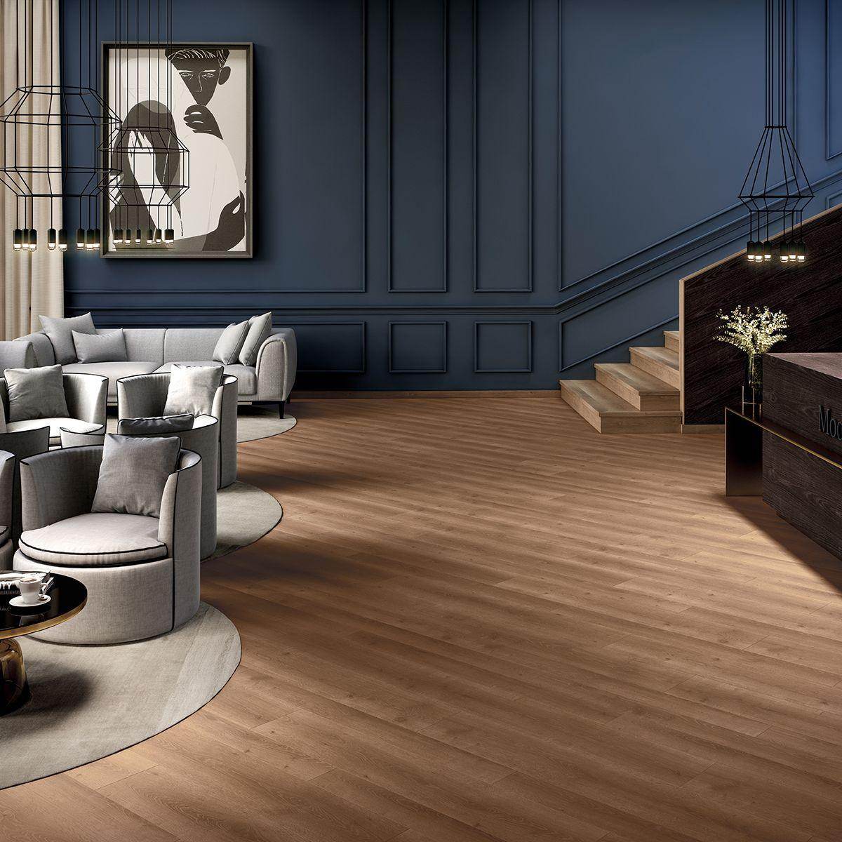 Suelo Laminado FINfloor Durable AC6 Roble Selena Tostado - Pinturas y Tarimas Ideas