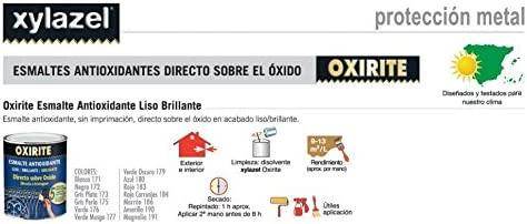 Oxirite Esmalte Antioxidante Directo sobre Oxido - Pinturas y Tarimas Ideas