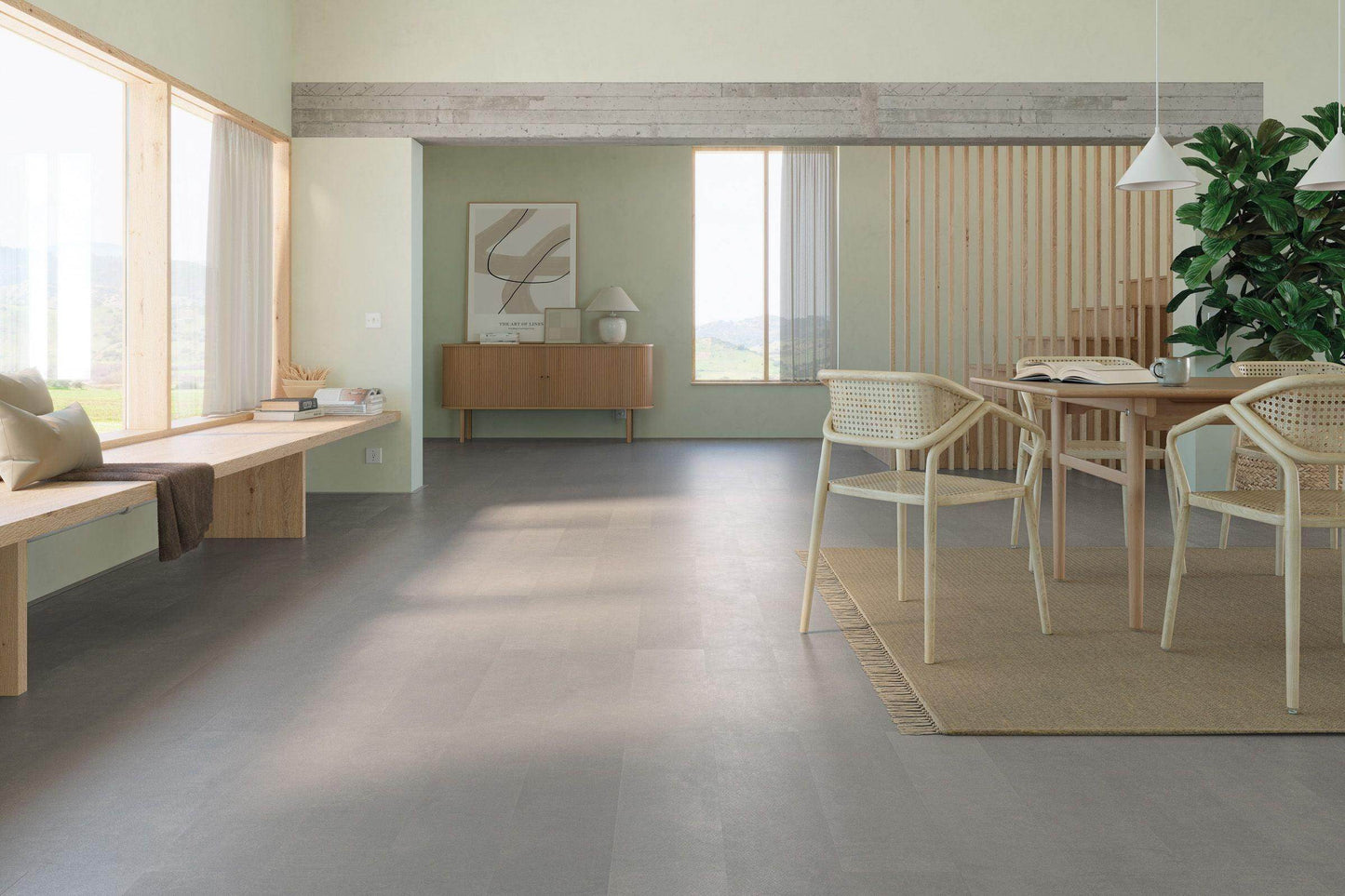 Suelo Laminado FINfloor Durable AC6 Microcemento - Pinturas y Tarimas Ideas