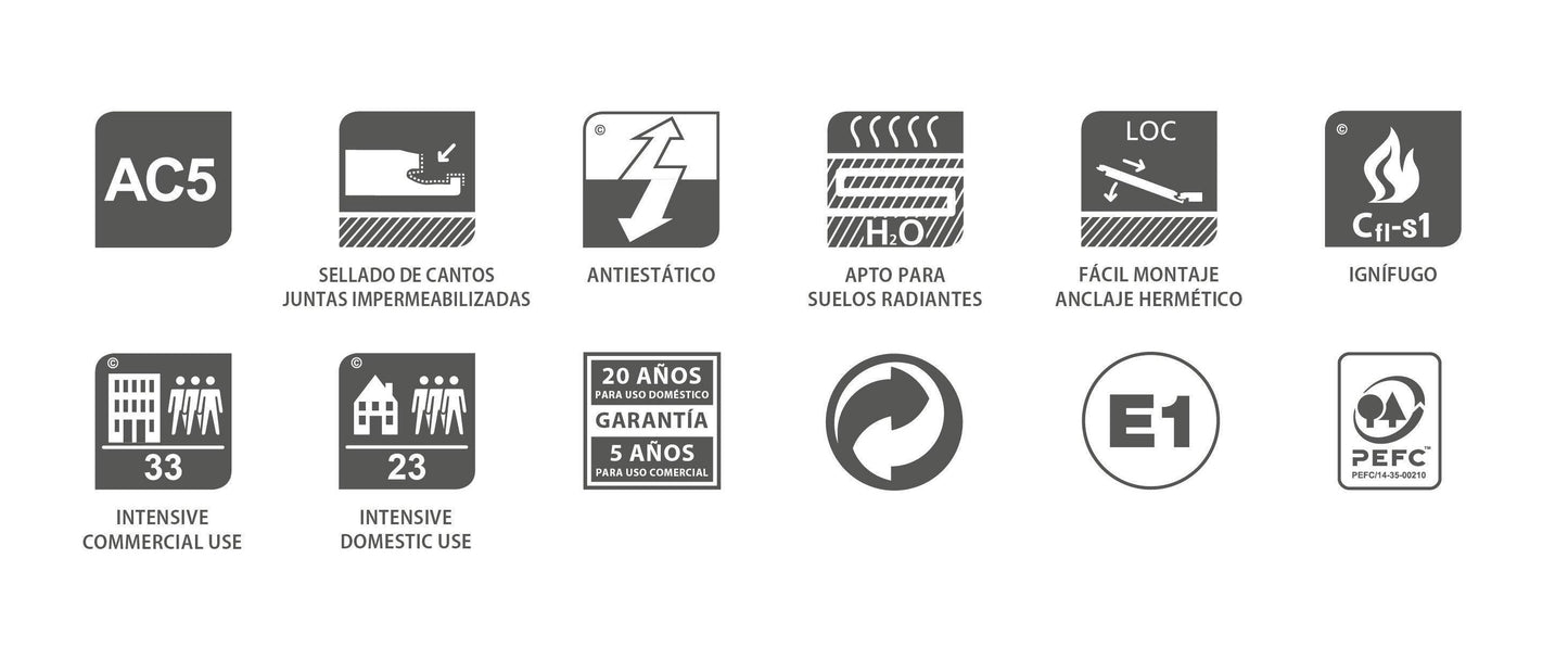 Suelo laminado AC5 Roble Cantera. Galea floor 2.29m2 - Pinturas y Tarimas Ideas